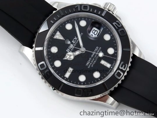 0801 Cozy Yacht-Master 42mm 226659 TEDF 1:1 Best Edition 3D Black Ceramic Bezel on Oysterflex Strap VS3235 (Gain Weight) 1675